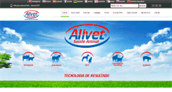 Desktop Screenshot of alivetsaudeanimal.com.br